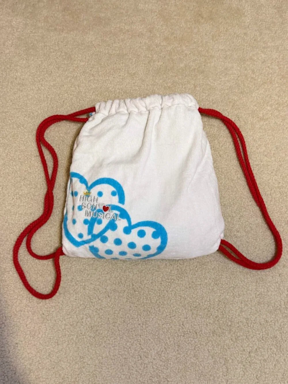 Disney High School Musical Beach Towel with Built-In Carry Bag